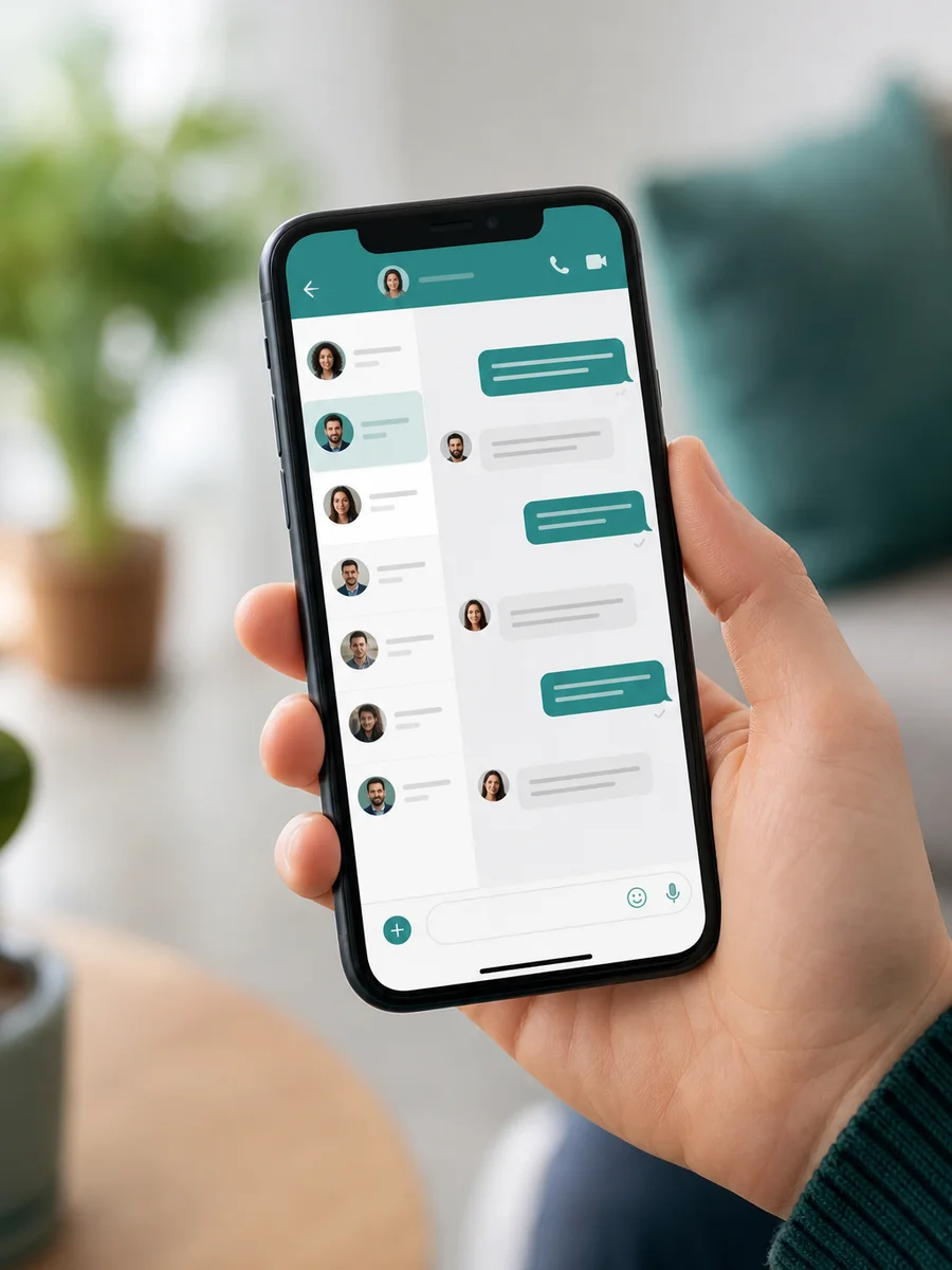 Conversa do Telegram aberta no celular com mensagens, áudio e anexos
